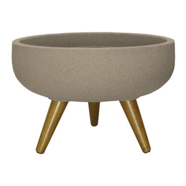 Imagem de Vaso Bacia Decorativa Redondo Decore 45cm Japi Mármore