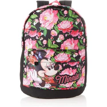 Imagem de Mochila Costas Minnie Escolar Juvenil Flores Infantil Xeryus