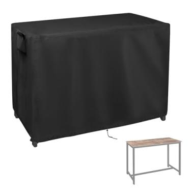 Imagem de Iptienda Capa Para Mesa De Bar Ao Ar Livre Móveis Pátio Altos, 49 Polegadas À Prova D'Água, Portátil, Alta, Cozinha, Jantar E Pub - 49" Lx 19" L 36" A
