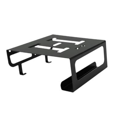 Imagem de menolana Suporte de parede para bicicleta Suporte para parede de garagem organizador de aço carbono resistente e versátil para serviço pesado, Preto