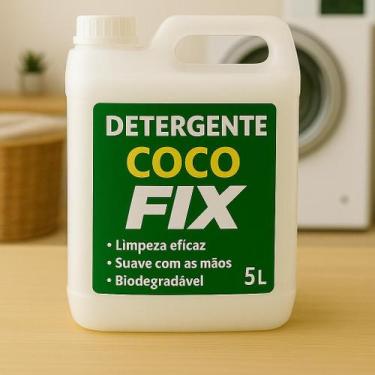 Imagem de Detergente Lava Louças FIX 5 Litros COCO Biodegradavel Uso Profissiona