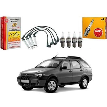 Imagem de Kit Vela Ngk Cabo Palio Adventure 1.8 2005 A 2008