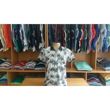 Imagem de Camiseta gola polo floral aleatory 04050023 tam g