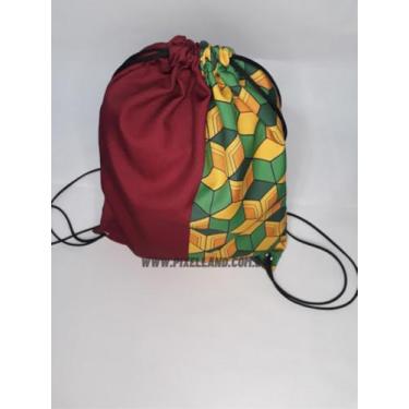 Imagem de Mochila de cordão kimetsu no yaiba - giyu tomioka - Pixel Land