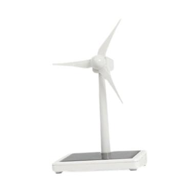 Imagem de Bothyi Modelo de moinho de vento movido a energia solar faça você mesmo, kits científicos para crianças, brinquedo branco, presentes, artesanato educacional, S