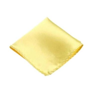 Imagem de Lenço de Bolso Masculino Vintage - Quadrado, Sólido e para Padrinhos d