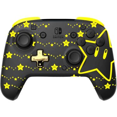Imagem de PDP - Controle sem fio para para vídeo gameREMATCH GLOW para Nintendo Switch, Nintendo Switch - Modelo OLED - Super Star-500-202-STGD