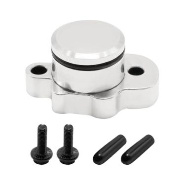 Imagem de MDEOOSKY Tampa do plugue da bomba de óleo com parafusos de montagem da tampa do anel de vedação, substituição para Yamaha PW50 1994-2024