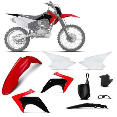 Imagem de Kit Plástico Exclusivo Crf 230f 2008 a 2020 - 8 Itens (Cores) - Pro to