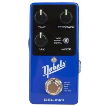 Imagem de DEL-mini Pedal de Delay Digital Compacto com 3 Modos (Tape/Analógico/Digital), Tap Tempo, Saída Estéreo e Mounty-P para Guitarra, Baixo e Home Studio - 9V DC