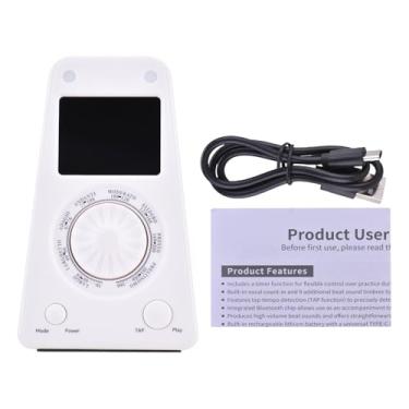 Imagem de SPYMINNPOO Metronoma Digital para Violino para Piano de Guitar (Branco)