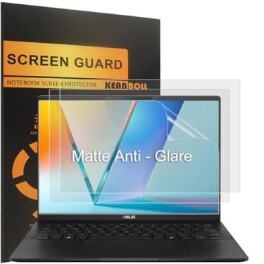 Imagem de KEANBOLL Pacote com 3 protetores de tela fosco antirreflexo para laptop ASUS Vivobook S 14 (Q423) e Vivobook 14 (M1407KA/X1407QA) de 14 polegadas