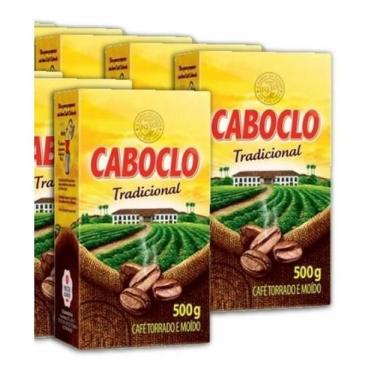 Imagem de Café Em Pó Caboclo 06 Pacotes De 500g Cada - Total 3k