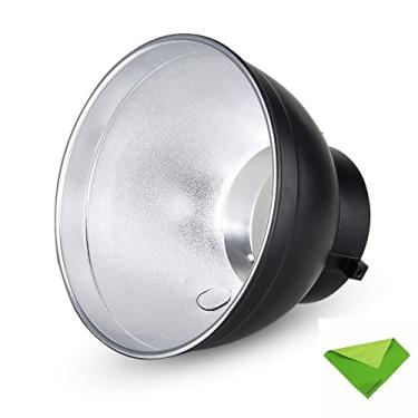 Imagem de EACHSHOT Ad-R6 Refletor Aproximadamente 7" Padrão Bowens Mount Light Modifier Para Ad400Pro Ad600B Ad600Pro Ad600Bm Ms200 Ms300 Sk400Ii Sk300Ii Strobe Flash Monolight Sl60W Vl150 Sl150W Luz De Vídeo