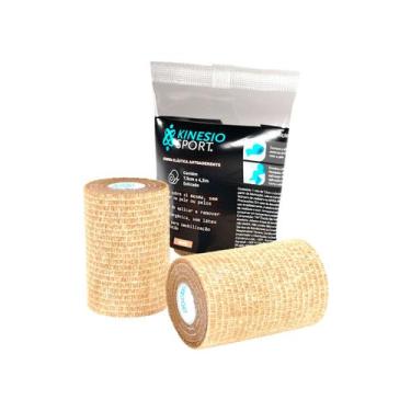 Imagem de Atadura Elástica Autoaderente Kinesio Sport Bege 7,5cm x 4,5m - 01 und