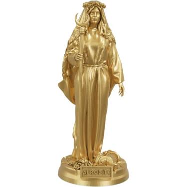 Imagem de Estátua Afrodite - Deusa do Amor - Versão 7 - Anciã (Cor Ouro)