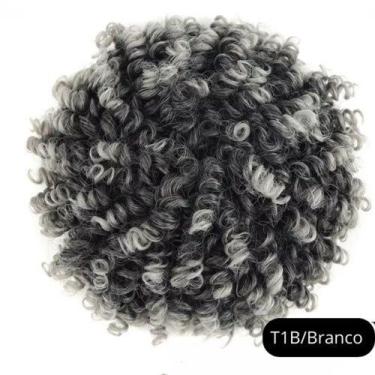Imagem de Aplique Coque Afro Puff Cabelo Cacheado Orgânico 15cm 90gr - DSFASHION
