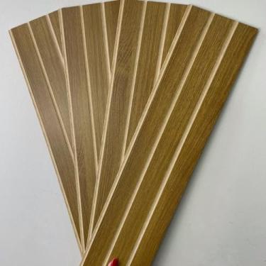 Imagem de 50 Placas Ripado MDF Painel Autocolante Revestimento de Parede 3d (Frejó, 5 Placas)