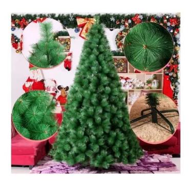 Imagem de Árvore De Natal Pinheiro Cor Verde 2,40m Modelo Luxo 852 Galhos A0224E