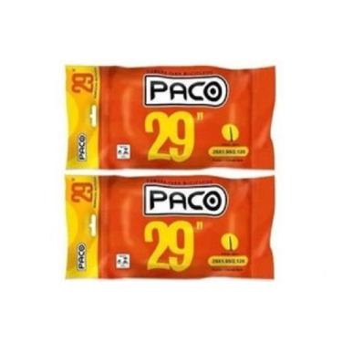 Imagem de Par Câmara De Ar Paco Aro 29 Mtb Válvula Fina 48mm