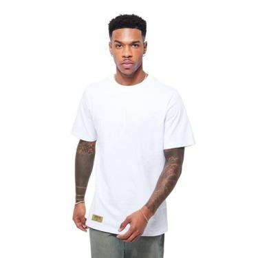 Imagem de Camiseta Branca Algodão Premium Básica - Di Nuevo, Branco, G
