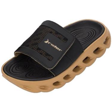 Imagem de Chinelo Masculino Slide High Tech Tratorado Power Rider, Bege, Preto, 
