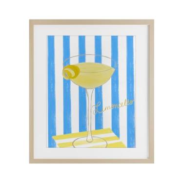 Imagem de Stupell Industries Impressão emoldurada Limoncello Citrus Drink Birch sob vidro por EMILY NAVAS, 53 x 43 cm