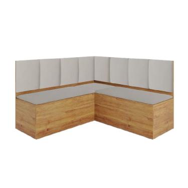 Imagem de Canto Alemão com Baú Liebe Veludo Viero