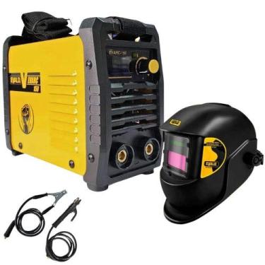 Imagem de Máquina Solda Inversora MMA/TIG 120A 220V EVARC-150 com Máscara Automá