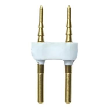 Imagem de Pino H Aranha P/Mangueira De Iluminação Led 6mm 2 Vias