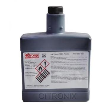 Imagem de Solução de maquiagem original Citronix 302-2012-001 0,75L para impressora a jato de tinta contínua série ci3200/ci3300/ci3500/ci3650