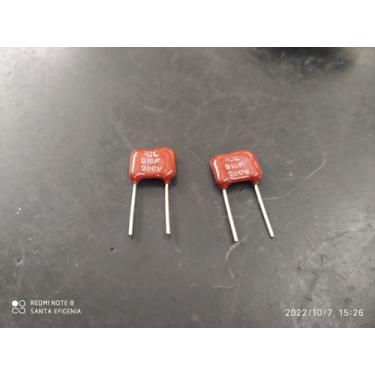 Imagem de 1x Capacitor Mica Prata 910pf/200v 5% Icl