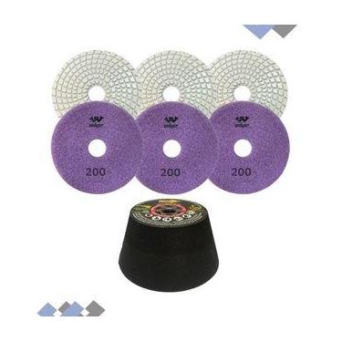 Imagem de Kit 3 Lixa+Rebolo P/ marmoretravertino - Anker do Brasil