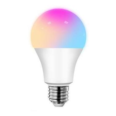 Imagem de Lâmpada Inteligente RGB, E27, Bocal, Wi-fi, 9W, Alexa, Google, Luatek, LSLA-800