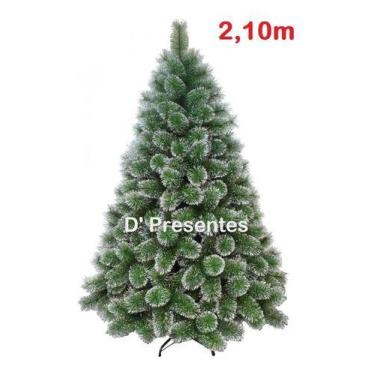 Imagem de Arvore De Natal Pinheiro Luxo 2,10m C/566 Galhos - D'PRESENTES, Nevada