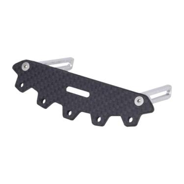 Imagem de predolo 1/10 Barra de proteção frontal de fibra de carbono LCG Chassis anticolisão sobressalente para SCX10 Crawler