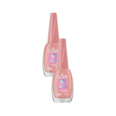 Imagem de Kit 2 Esmalte Colorama Cremoso Barbie Chic Barbie 8ml