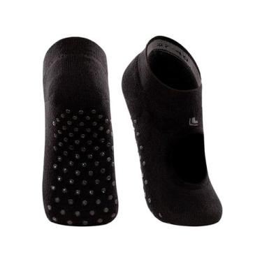 Imagem de Meia Sapatilha Lupo 03286-003 Performance Pilates Algodão T. 33/36 37/