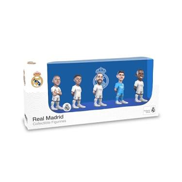 Imagem de Minix Real Madrid 5-Pack 7cm Figurines – Courtois, Vinicius Jr, Bellingham, Carvajal, Mbappé – Official Mini Display Set – Licensed Collectible Football Gift for Fans & Kids
