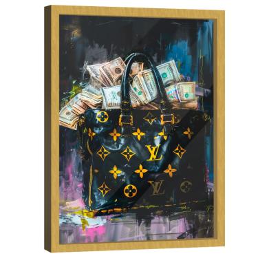 Imagem de Quadro Decorativo Bolsa de Dinheiro