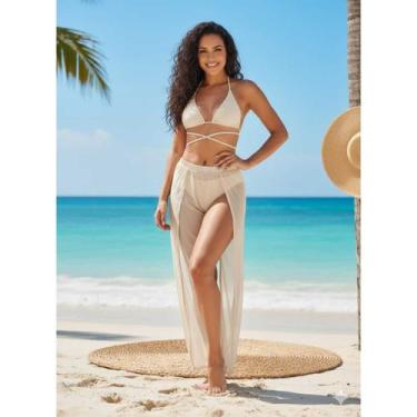 Imagem de Conjunto de biquini Deusa Tropical O Biquíni Glamour com Saída de Prai