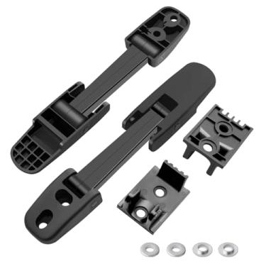 Imagem de RydSuns Kit De Trava Capô Preto Brilhante Com 2 Peças, Travas Reforçadas, Compatível Kenworth T170 T270 T300 T370 T440 T470 T660, Peterbilt 325 335 337 340 348 384 386, Mack Ch, Blue Bird Oe# 315-55