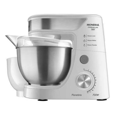 Imagem de Batedeira Planetária Premium Inox Bp-02p-w-ti 700w Mondial Cor BRANCO/