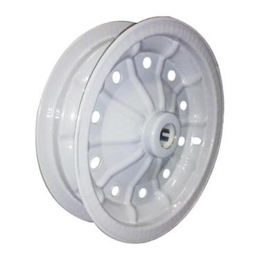 Imagem de Roda carrinho p/pneu cam.c/rolete - FERCAR