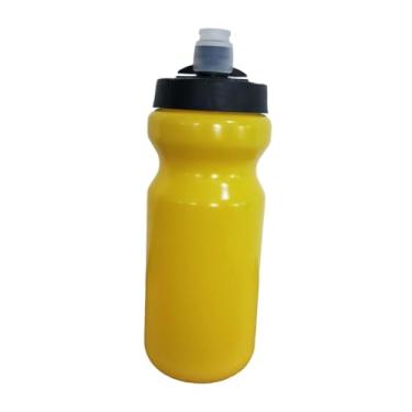 Imagem de Colaxi Garrafa de água esportiva Squeeze 620ml Garrafa leve para beber Copo de água para exercícios de futebol e beisebol, Amarelo