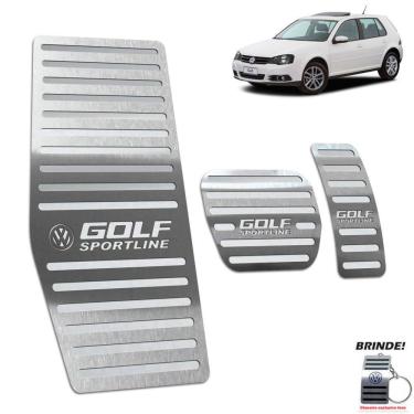 Imagem de Descanso Pedaleira Automático Golf Sportline Até 2014 Prata