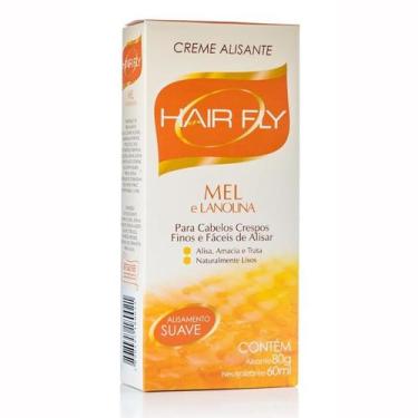 Imagem de Creme Alisante Hair Fly Mel e Lanolina 80g Alisamento Suave