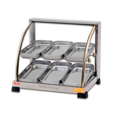 Imagem de Estufa para Salgados 6 Bandejas Dupla Linha Ouro Marchesoni, 110V