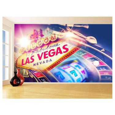 Imagem de Papel De Parede Salão De Jogos Cassino Fichas 3,5M Jcs127