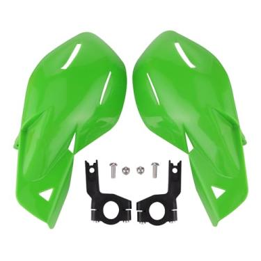 Imagem de GOOFIT Protetores de escova de mão para guidão de 2,9 cm, substituídos para motocross, motocicletas, off-road, bicicleta, quadriciclo verde